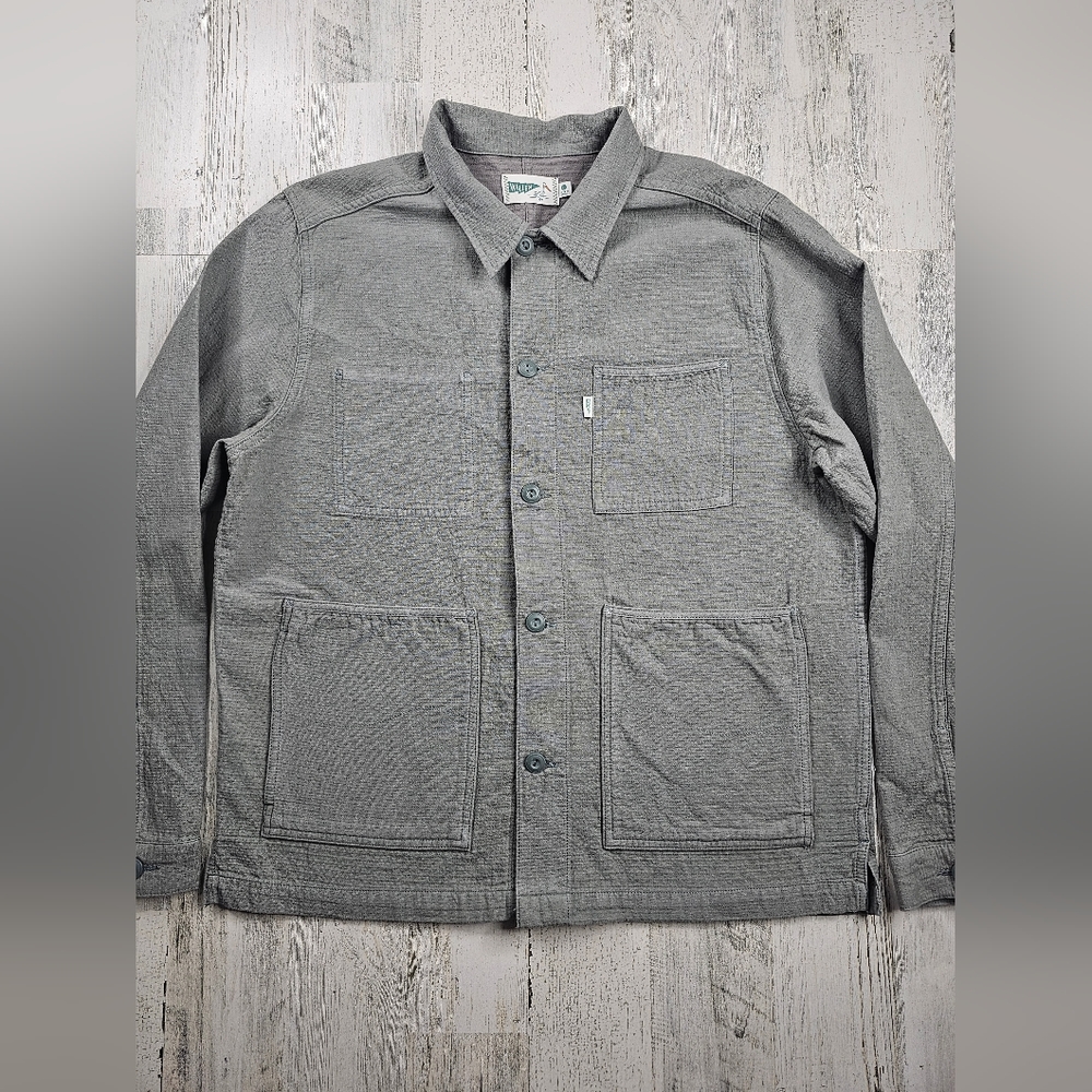 Wellen The Maker’s Gray Organic Cotton Chore Jacket Men's Size L